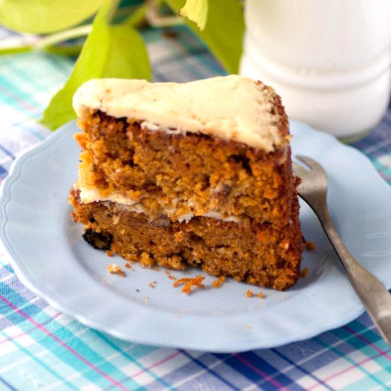 Carrot Cake With Mascarpone Cream