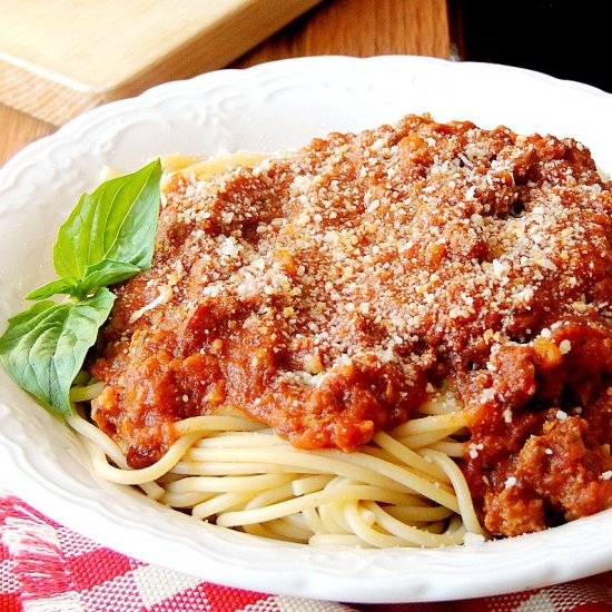 Slow Cooker Bolognese