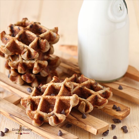 Chocolate Chip Waffle Cookies