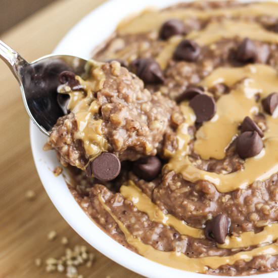 Peanut Butter Chocolate Oatmeal