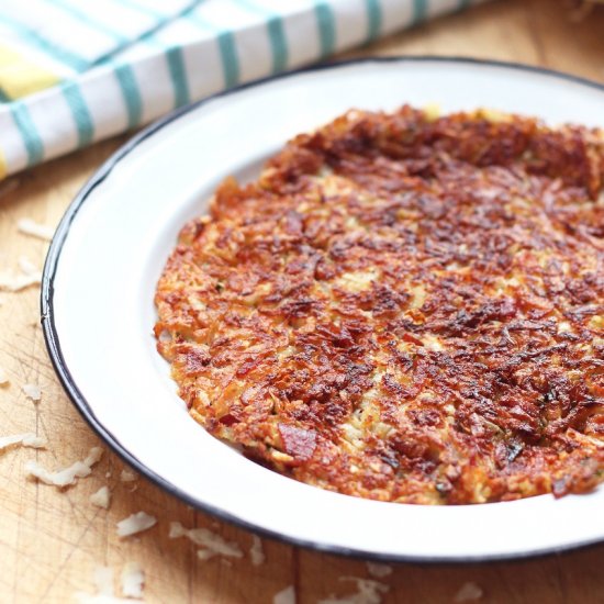 Celeriac Bacon Parmesan Rosti