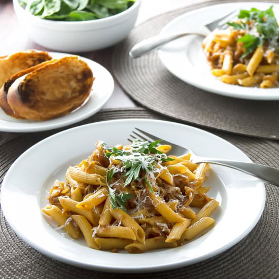 Caramelized Onion Pasta