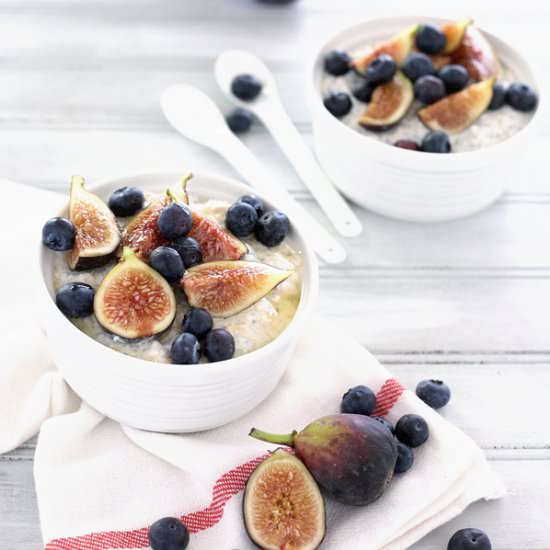 Blueberry Fig Overnight Oatmeal