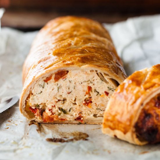 Chicken Meatloaf Wellington