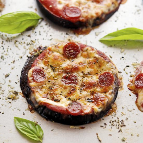 Eggplant Pizzas