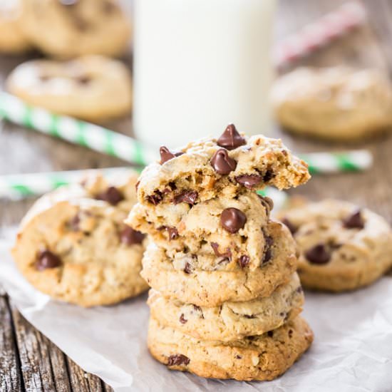 Hazelnut Toffee Choc Chip Cookie