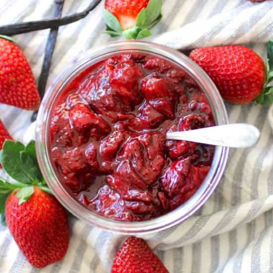 Balsamic Roasted Strawberry Jam