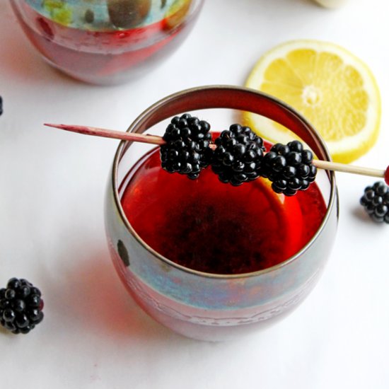 Blackberry Lemon Old Fashioned