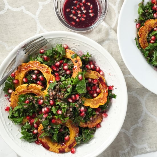 Roasted Delicata & Quinoa Salad