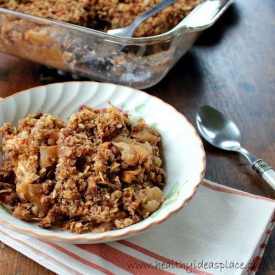 Maple Walnut Apple Crisp