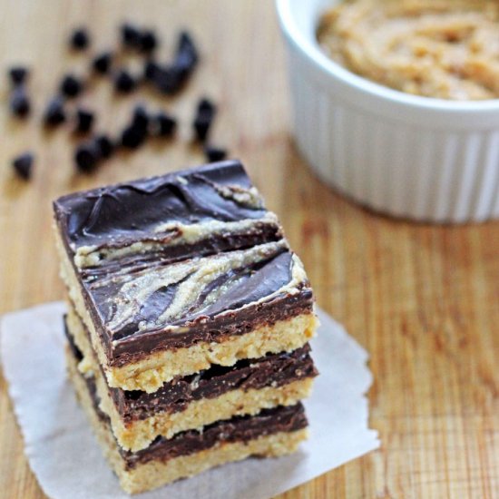 No Bake Choc-Peanut Butter Slice