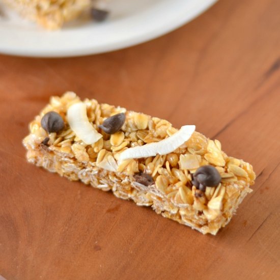 Chewy No Bake Granola Bars – DF