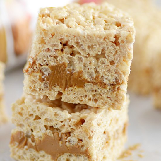 Biscoff Krispie Treats