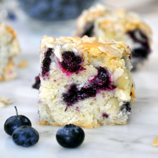 Blueberry Almond Coffee Cake