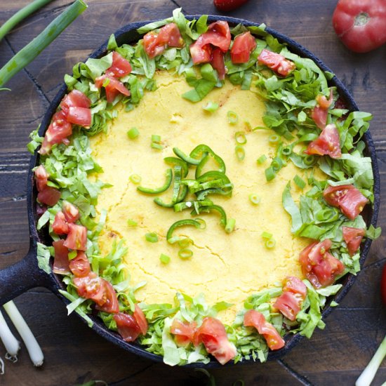 Chili Pie with Cornbread