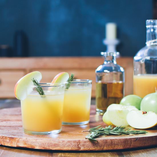 Rosemary Mezcal Apple Cider