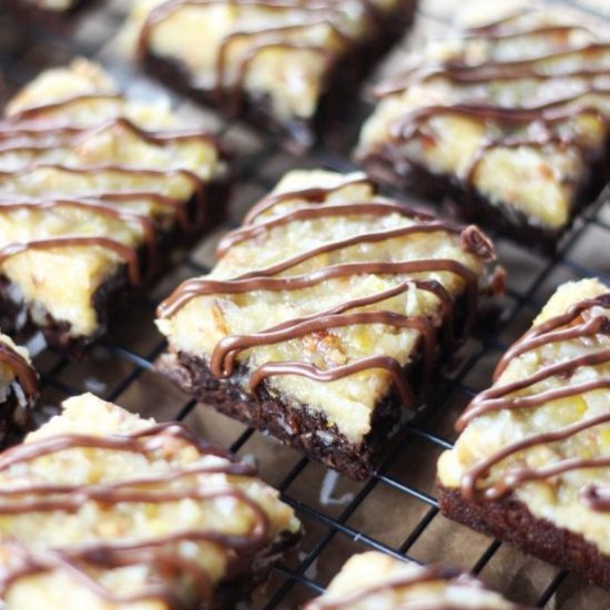 German Chocolate Brownies