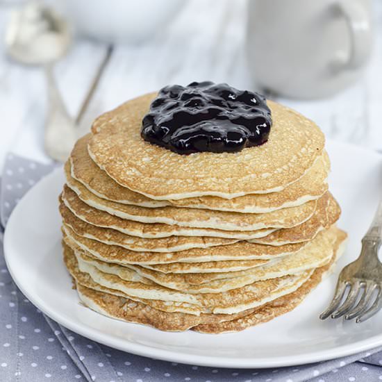 Pancakes with Whipped Egg Whites