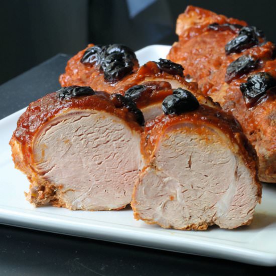 Cherry Chipotle Cola Pork Loins