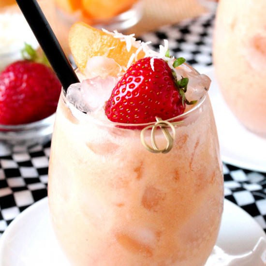 Cantaloupe Berry Agua Fresca