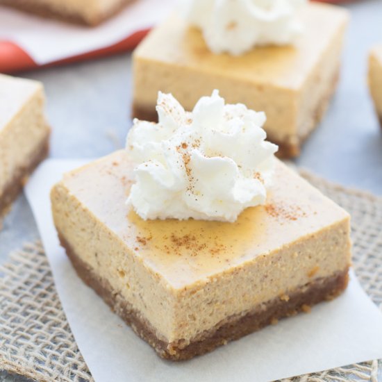 Pumpkin Greek Yogurt Cheesecake