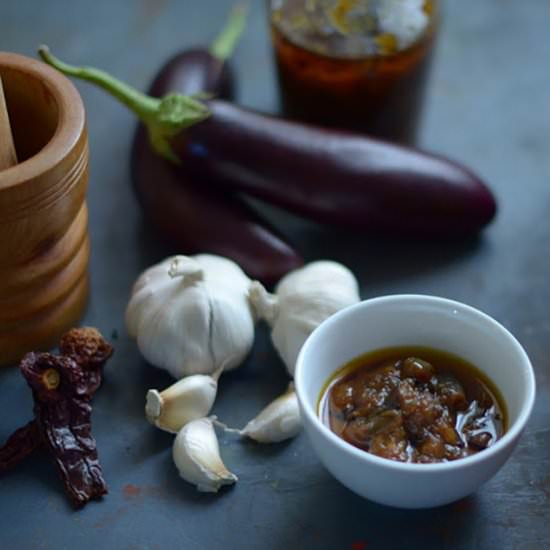 Spicy Eggplant Pickle