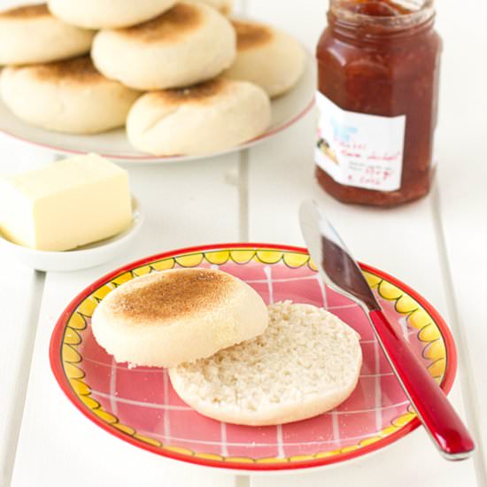 Sourdough English Muffins