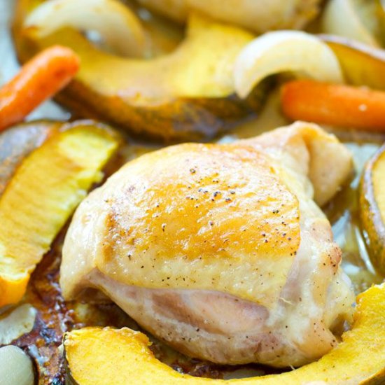 Maple Dijon Roast Chicken