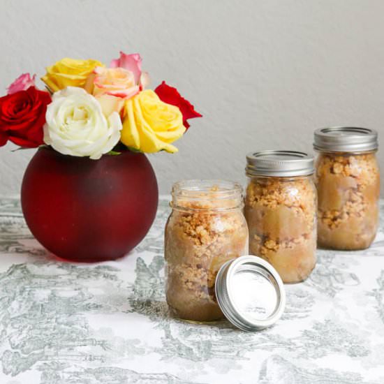 Apple Crisp in a Jar