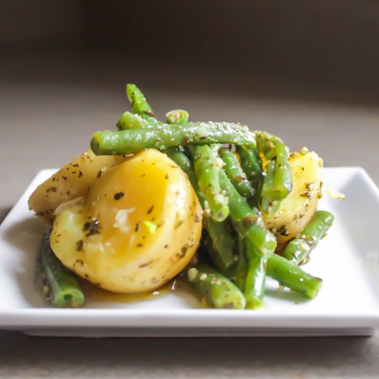 Potato and Green Bean Pesto Salad