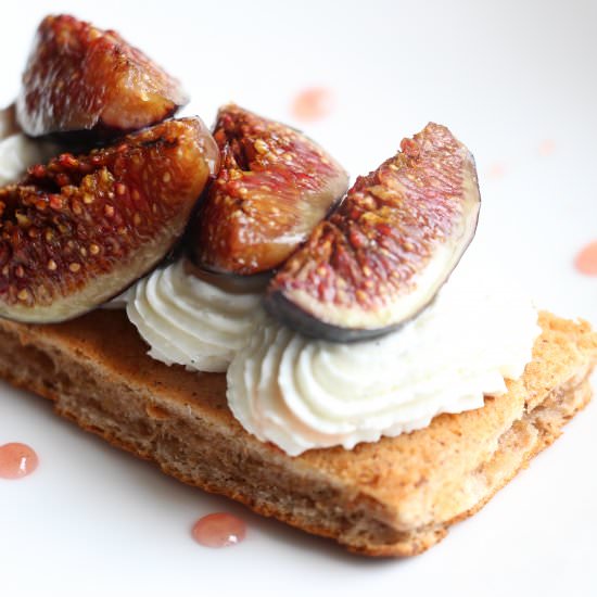 Walnut, Mascarpone & Figs Dessert