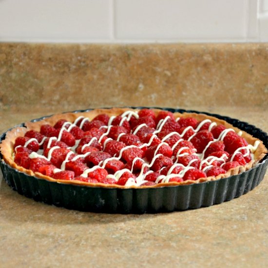 White Chocolate Raspberry Tart