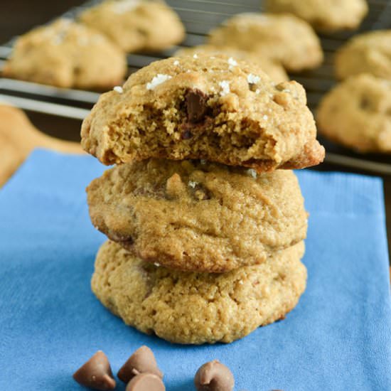 Sea Salt Chocolate Pecan Cookies