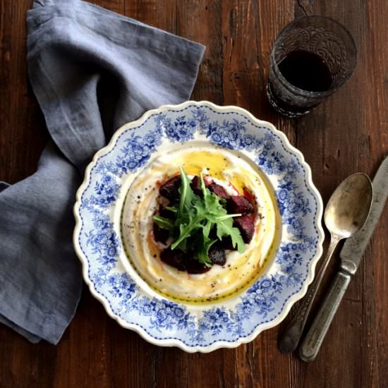 Roasted Beets with Honeyed Yogurt