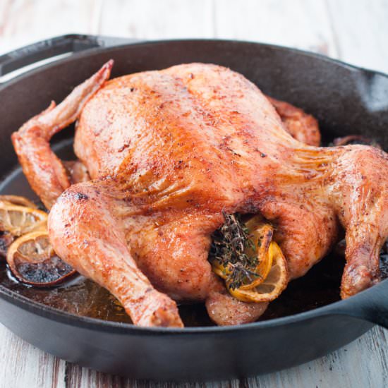 Citrus and Herb Pan Roasted Chicken