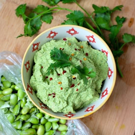 Oil-Free Edamame Hummus