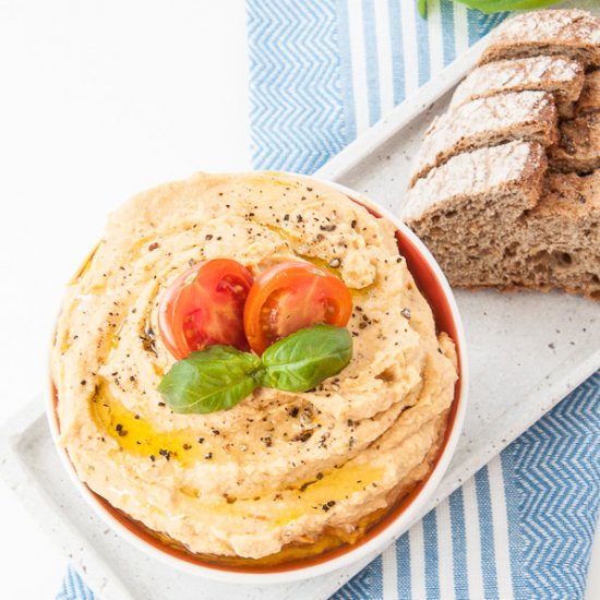 Fresh Tomato Hummus Recipe