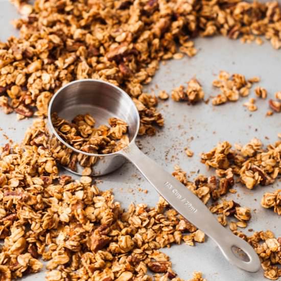 Maple Nut Sweet Potato Granola