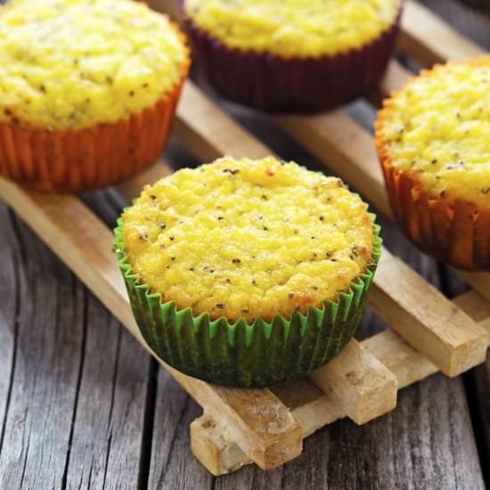 (Paleo) Coconut Chia Seed Muffins