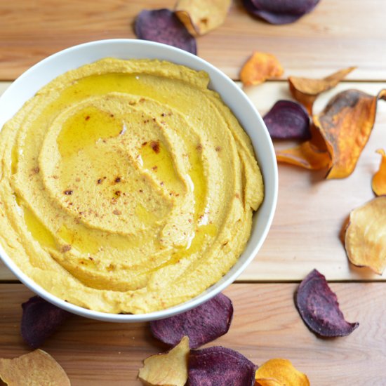 Creamy Pumpkin Hummus