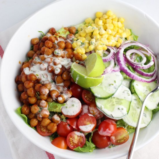 BBQ Chickpea Salad