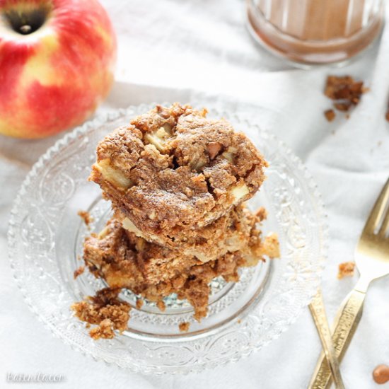 Apple Cinnamon Oatmeal Cookie Bars