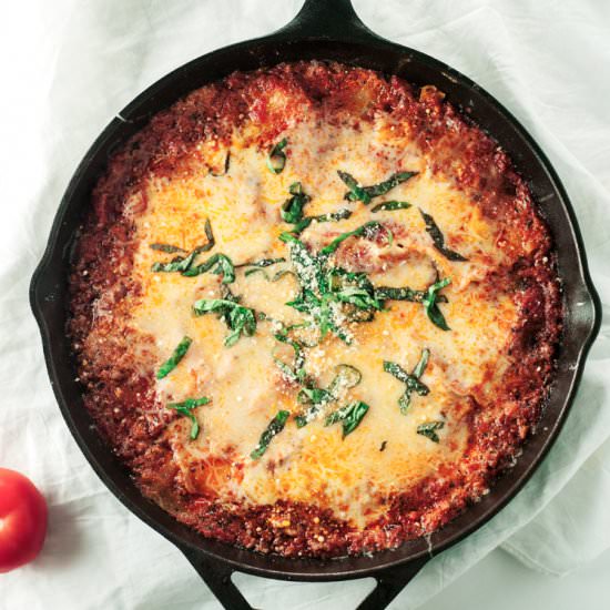 Easy Skillet Lasagna