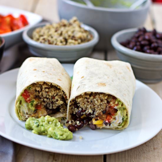 Mexican Quinoa Wraps