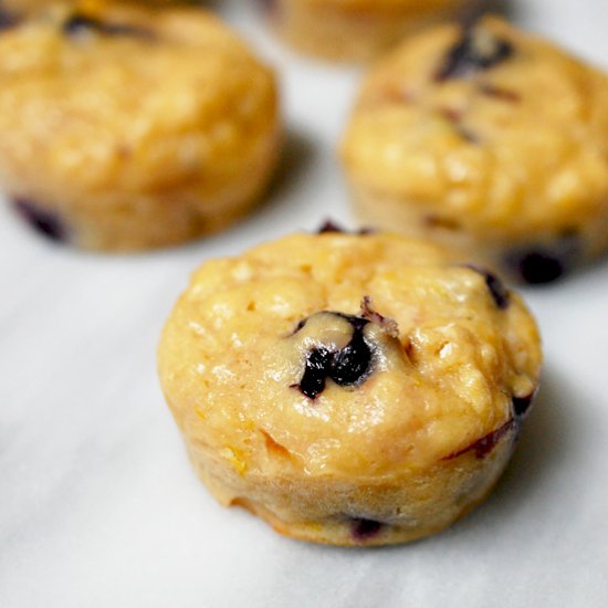 Lemon Blueberry Greek Yogurt Muffin