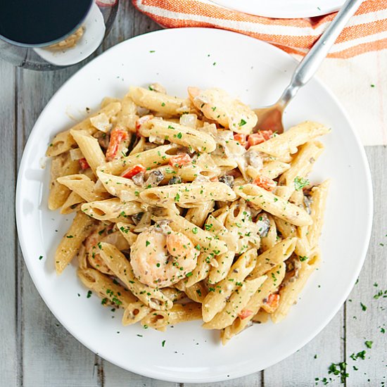 Easy Shrimp Alfredo