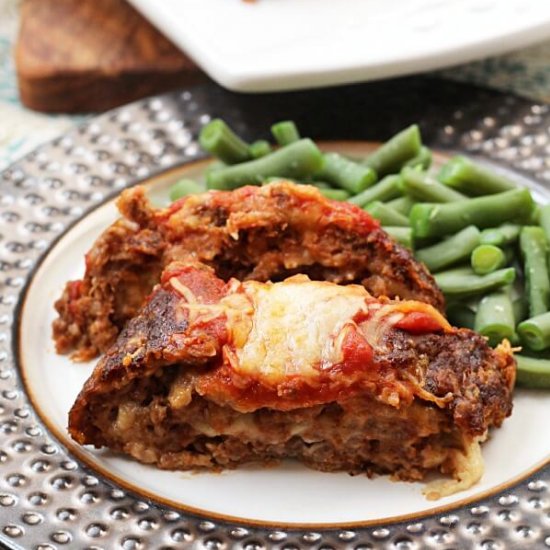 Italian Cheese Stuffed Meatloaf