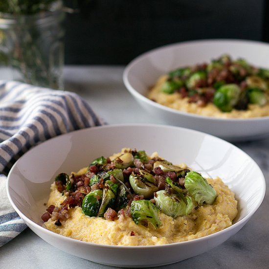 Creamy Goat Cheese Polenta