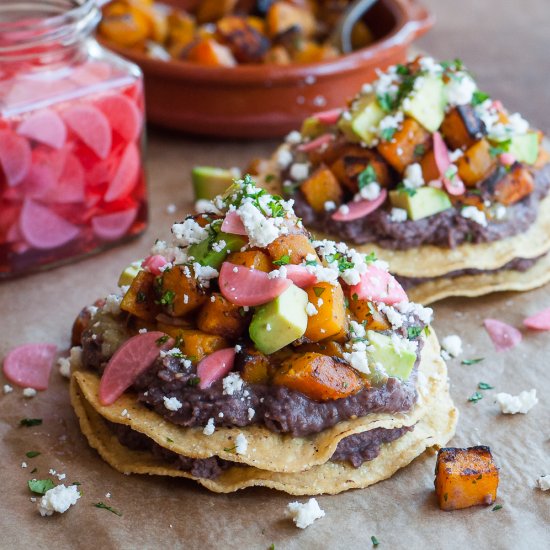 Butternut Squash Tostadas