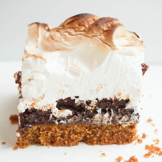 S’mores Bars with Meringue